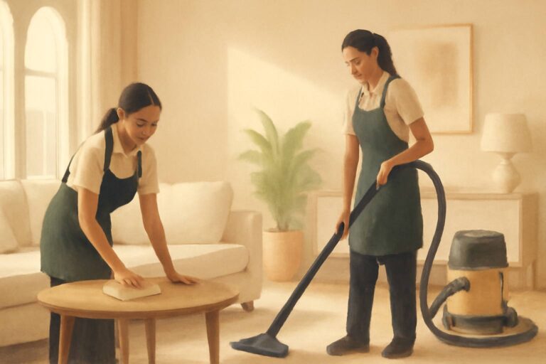 شركة عاملات تنظيف بالساعة في عجمان
